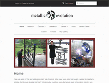 Tablet Screenshot of metallicevolution.com